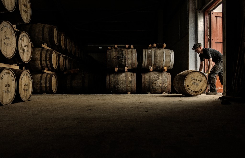 Distillery barrels
